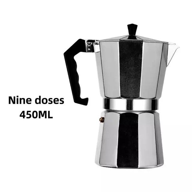 İtalyan tipi kahve makinesi alüminyum Espresso Espresso Percolator Pot kahve makinesi Pot Pot Espresso Shot makinesi Espresso makinesi - Görsel 11