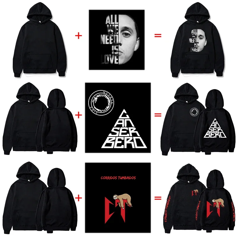 Özelleştirilmiş baskılı erkek kadın Hoodie gevşek rahat giyim moda uzun kollu kapüşonlu kazak kişilik Streetwear tişörtü