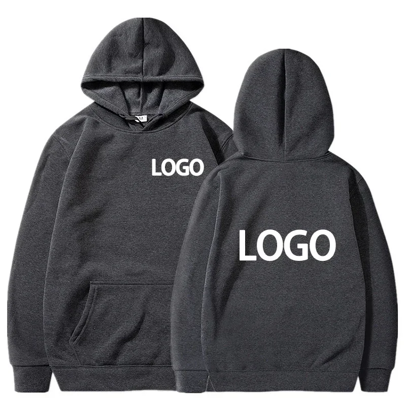 Özelleştirilmiş baskılı erkek kadın Hoodie gevşek rahat giyim moda uzun kollu kapüşonlu kazak kişilik Streetwear tişörtü