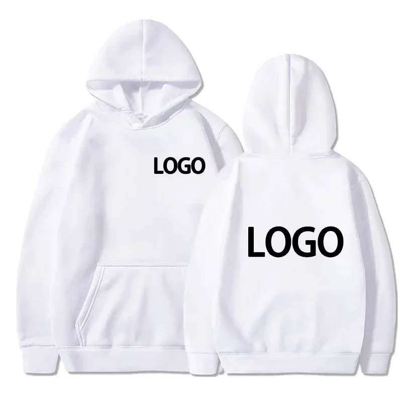 Özelleştirilmiş baskılı erkek kadın Hoodie gevşek rahat giyim moda uzun kollu kapüşonlu kazak kişilik Streetwear tişörtü